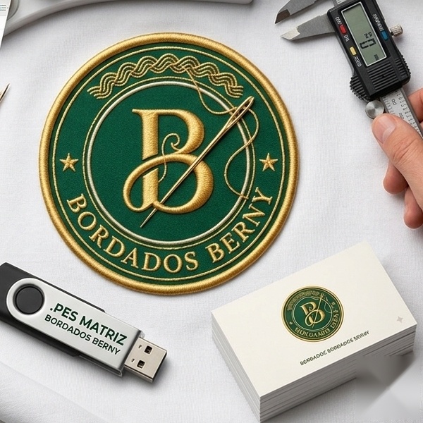 Archivo de matriz de bordado digital .pes lista para descarga